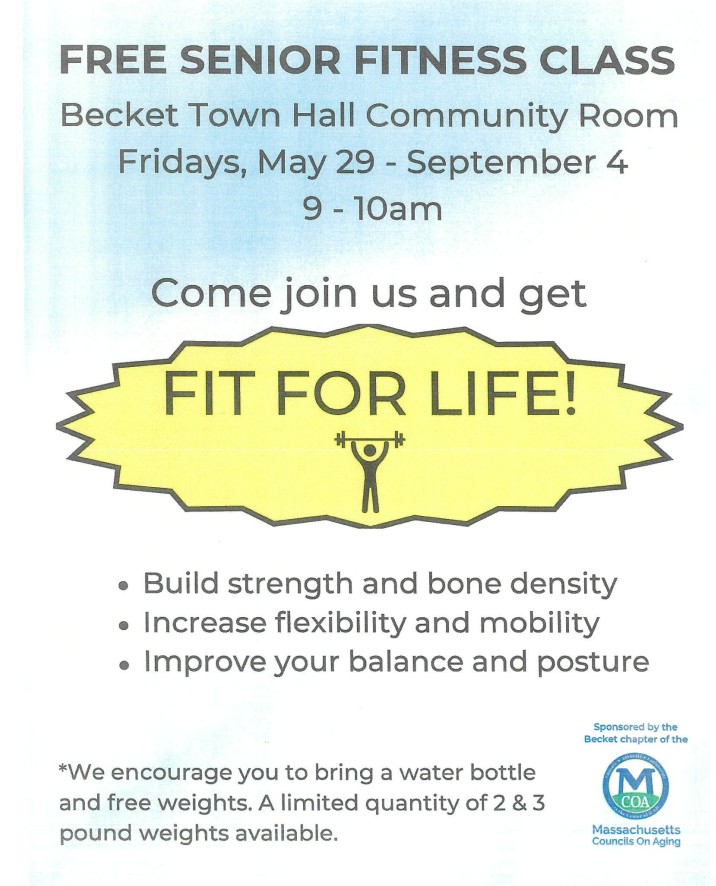Flyer - Building strength and bone densityh, increase flexibility, improve balance and posture