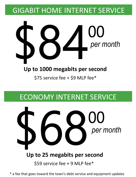 Gigabit Home and Economy Internet